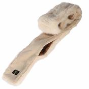 Echarpe doublé polaire effet fourrure tendance - COPELLI Beige