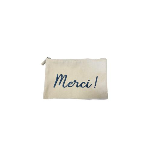 POCHETTE MESSAGE Merci Bleu Jeans