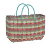 Panier plastique multicolor - SCOUBIDOU Turquoise Large