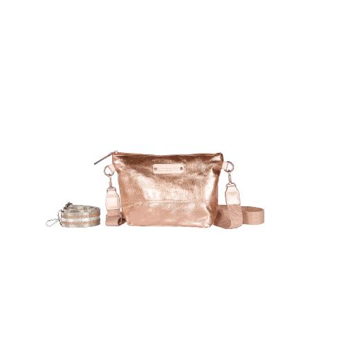 Sac porté travers tendance toile brillante enduite 2 anses amovibles au choix fantaisie ou ton sur t