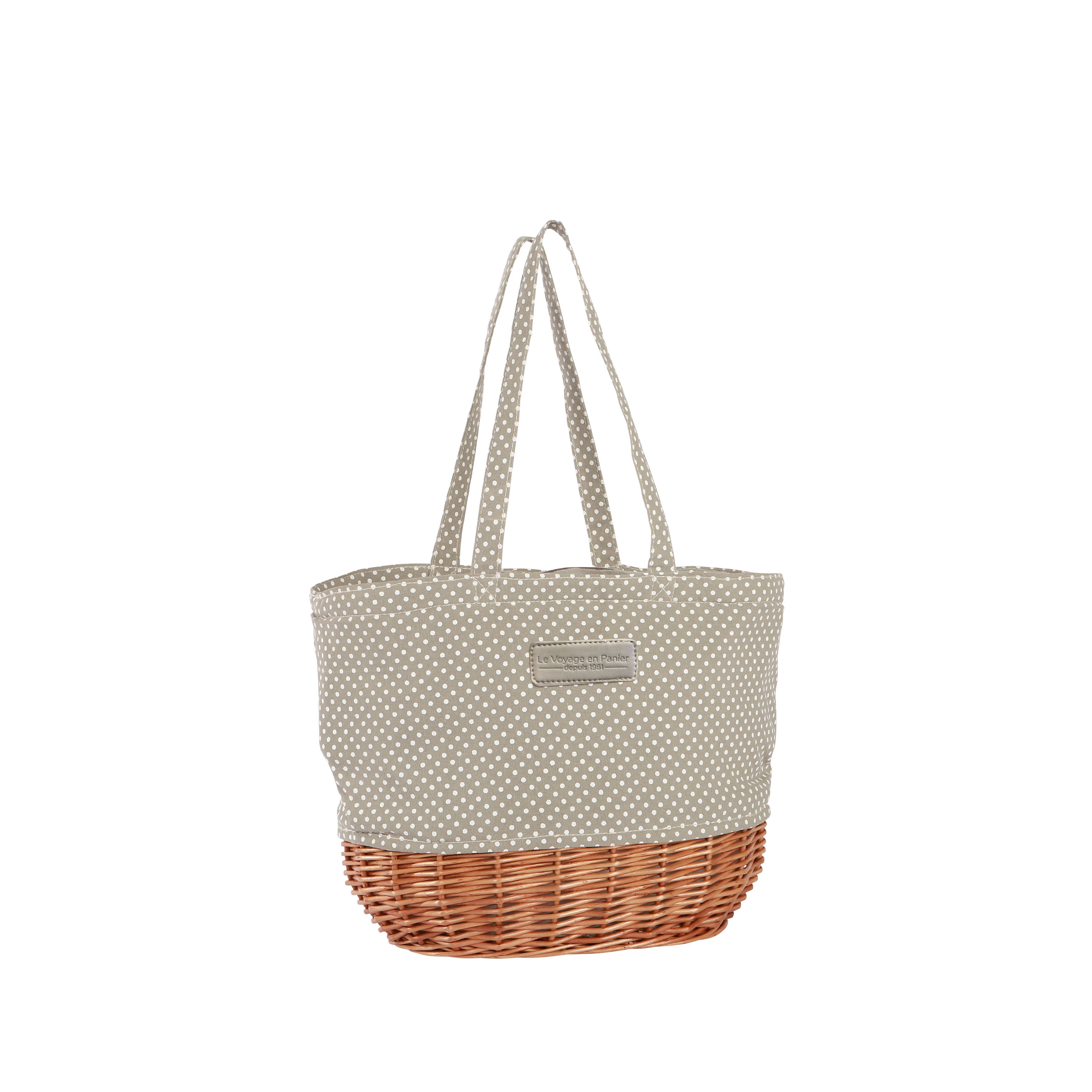 Panier lunch Pique-nique isotherme - BENTO Gris
