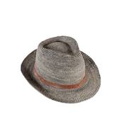 Chapeau raphia Salino Gris - l'Atelier du Crochet