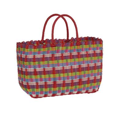 Panier plastique multicolor - SCOUBIDOU Framboise Medium