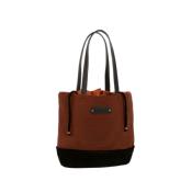 Porté épaule tendance rayé forme Majestic- CARLINEA caramel