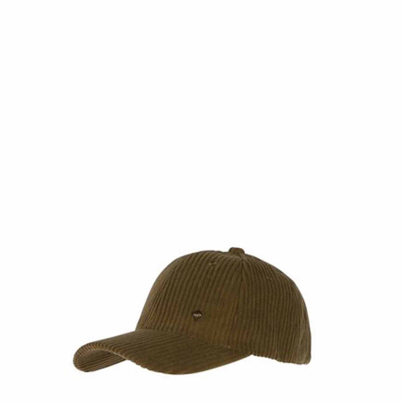 Casquette velour cotelé tendance - DUVISKET Kaki