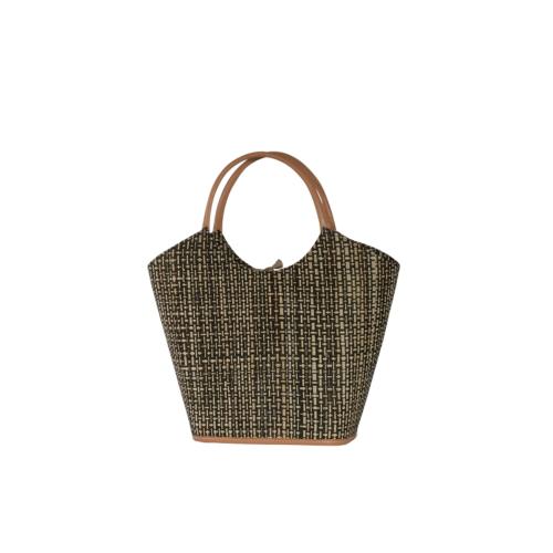 Panier tendance forme décolletée colorée - PINUP  Noir