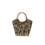 Panier tendance forme décolletée colorée - PINUP  Noir