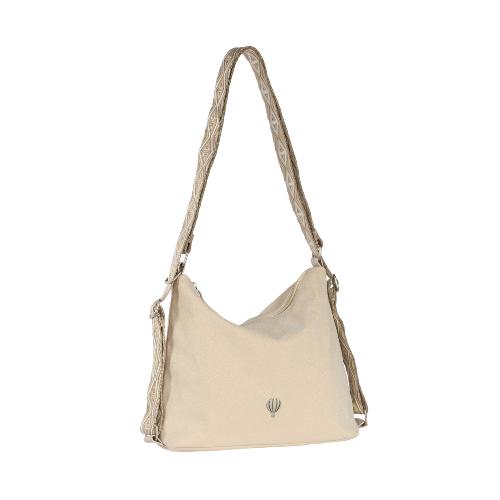 Sac transformable porté épaule/ Sac à dos irisé - SORBIDO Sable
