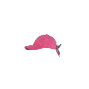 Casquette en éponge noeud tissus fantaisie - CASKY  Rose