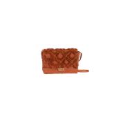 Petit sac porté travers crochet en raphia rabat avec frange - FROUFROA caramel